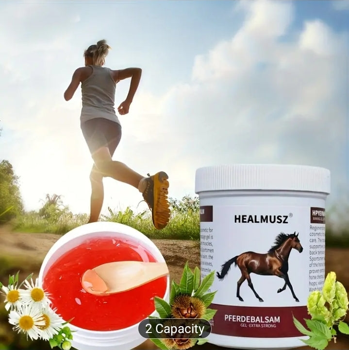 8.45/16.91oz Horse Balm Chestnut Extra Heating Massage Gel.