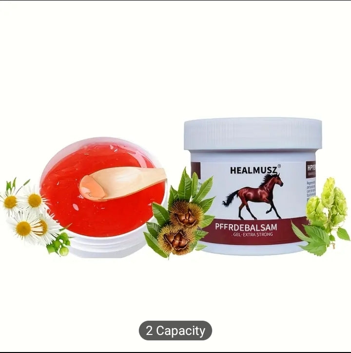 8.45/16.91oz Horse Balm Chestnut Extra Heating Massage Gel.