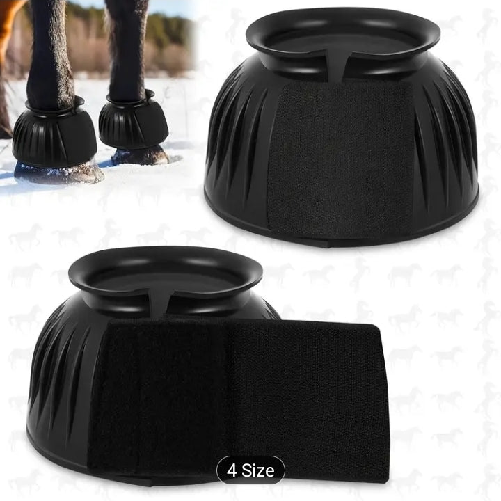 Comfort-Fit Rubber Bell Boots for Horses.
