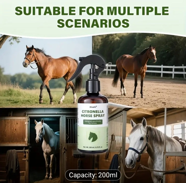 Horse Fly Spray with Lemongrass Oil.