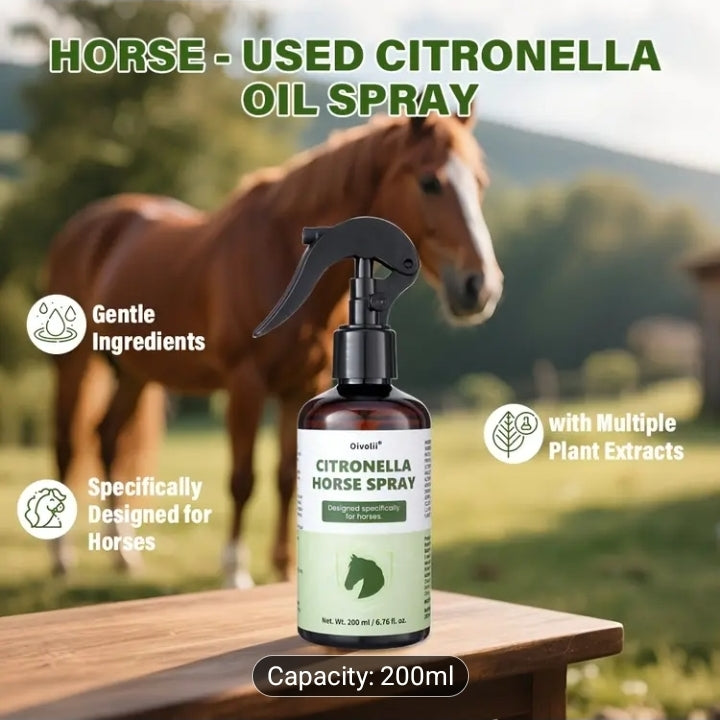 Horse Fly Spray with Lemongrass Oil.