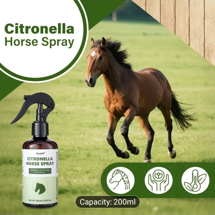 Horse Fly Spray with Lemongrass Oil.